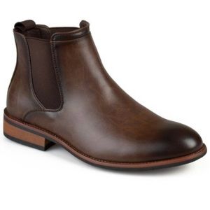 Vance Co. Men's Landon Chelsea Dress Boot - Brown - Size 8.5